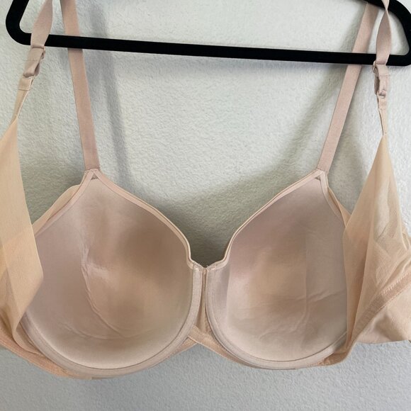 NEW Wacoal Beige Underwire Bra Size 42DD Full Coverage Smooth T-Shirt Style - Picture 6 of 7